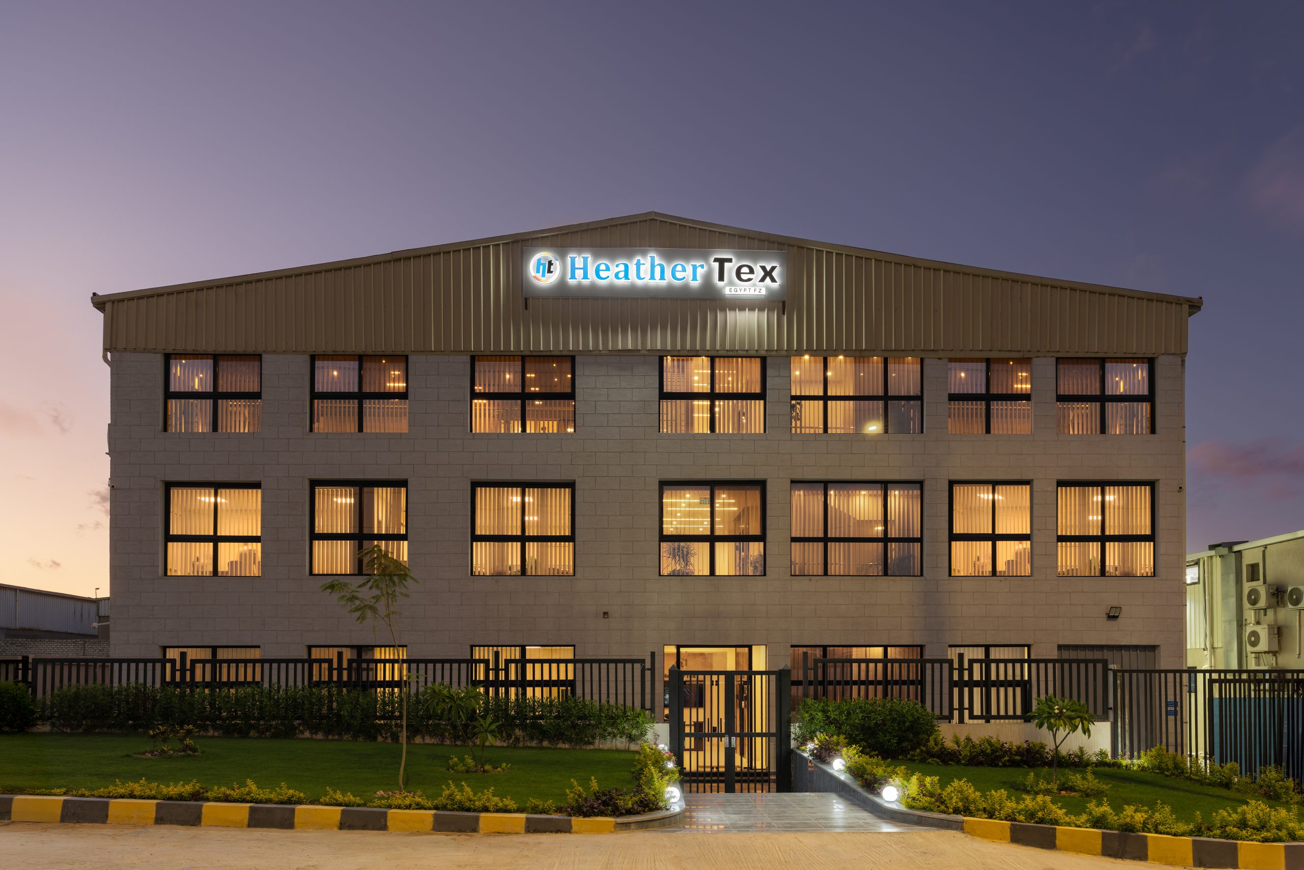 Factory Exterior Night View
